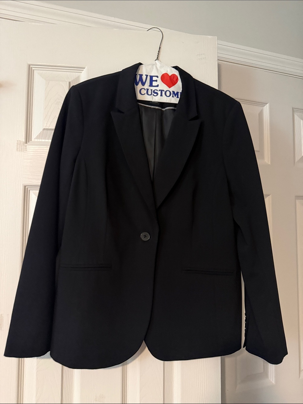 Liz Claiborne Black One-Button Women's Blazer